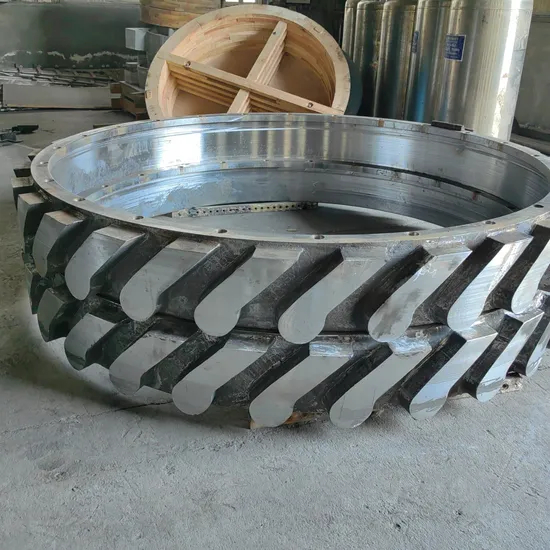 Wear-Resistant Alloy Steel Wind Ring for Coal Pulverizer