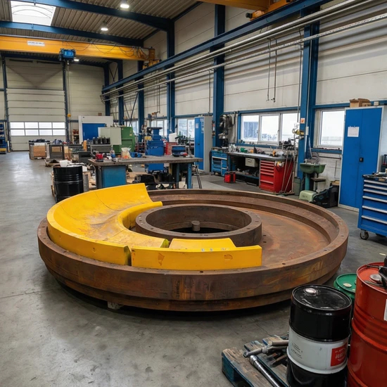 Wear-Resistant Grinding Table for Slag Vertical Mill with Segmented Design and Easy Replacement