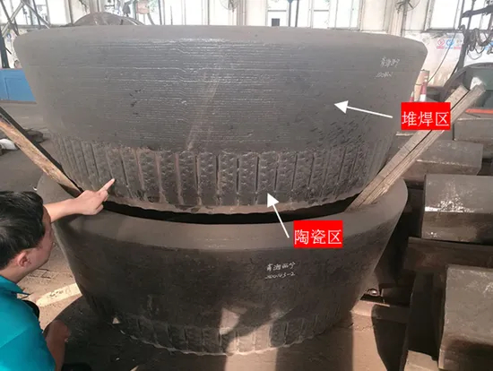 High-Wear-Resistant Metal-Ceramic Grinding Mill Roller