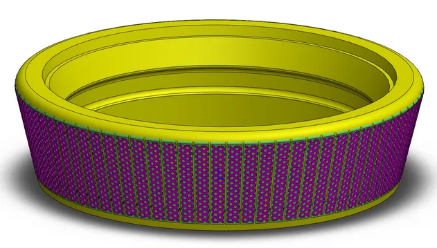 High-Efficiency Wear-Resistance Metal Ceramic Vertical Mill
