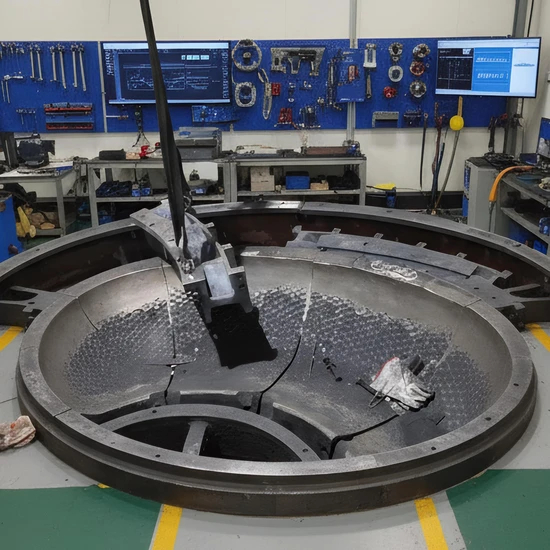Precision Grinding Table Liner for Limestone Processing Mills