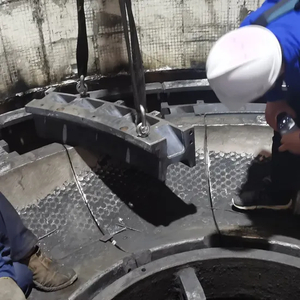 Wear-Resistant Efficient-Cost Nozzle Ring for Vertical Mills
