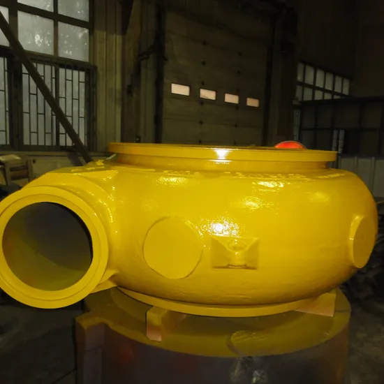 High Efficiency Abrasion Resistant Slurry Pump for Gold Iron Ore Extraction